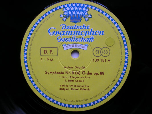 DVORAK: SYMPHONY No. 8    KUBELIK / BERLIN PHILHARMONIC    139 181