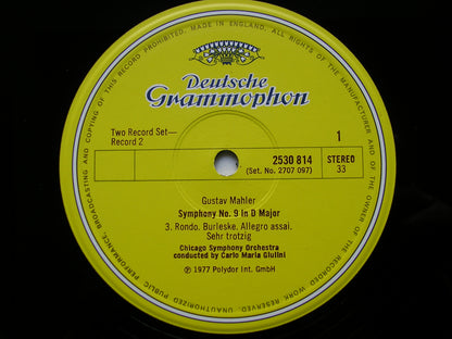 MAHLER: SYMPHONY No. 9      GIULINI / CHICAGO SYMPHONY    2707 097