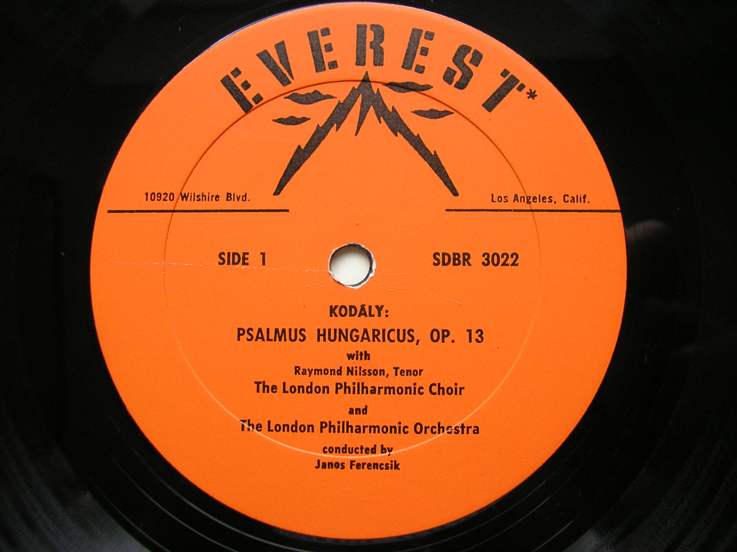 KODALY: PSALMUS HUNGARICUS / BARTOK: DANCE SUITE    FERENCSIK / LONDON PHILHARMONIC    SDBR 3022