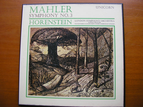 MAHLER: SYMPHONY No. 3      PROCTER / LONDON SYMPHONY / JASCHA HORENSTEIN     RHS 302 / 3