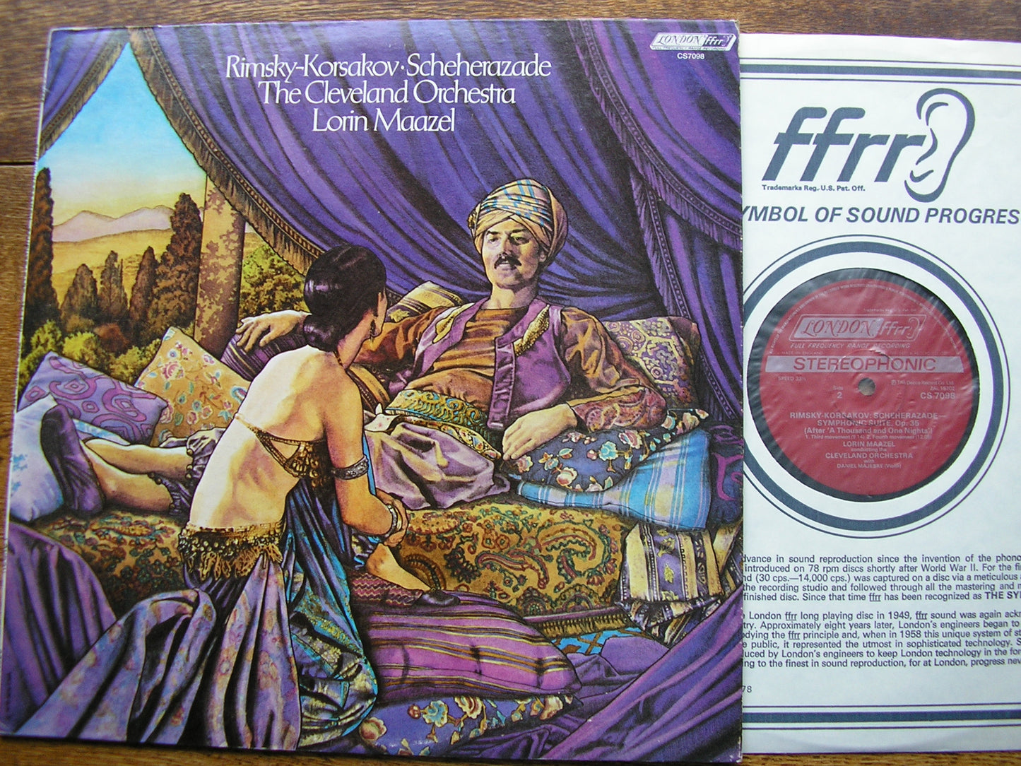 RIMSKY - KORSAKOV: SCHEHERAZADE   LORIN MAAZEL / CLEVELAND ORCHESTRA    CS 7098