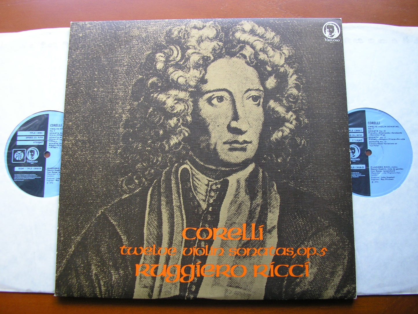 CORELLI:  TWELVE VIOLIN SONATAS Op. 5    RICCI / NESBITT / KEYES    2 LP    TPLS 13058