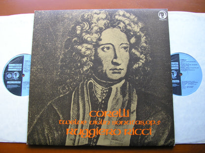 CORELLI:  TWELVE VIOLIN SONATAS Op. 5    RICCI / NESBITT / KEYES    2 LP    TPLS 13058