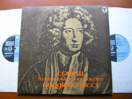 CORELLI:  TWELVE VIOLIN SONATAS Op. 5    RICCI / NESBITT / KEYES    2 LP    TPLS 13058