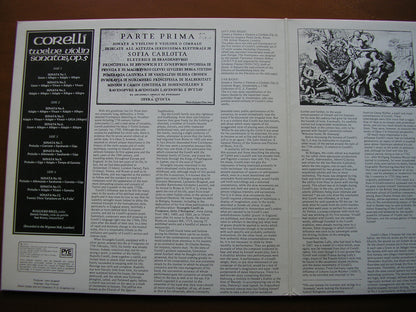 CORELLI:  TWELVE VIOLIN SONATAS Op. 5    RICCI / NESBITT / KEYES    2 LP    TPLS 13058