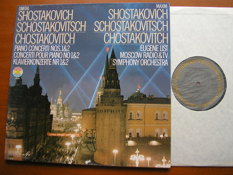 SHOSTAKOVICH: PIANO CONCERTOS Nos. 1 & 2    LIST / MOSCOW RADIO SYMPHONY / MAXIM SHOSTAKOVICH    76822