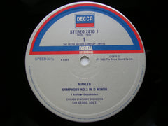 MAHLER: SYMPHONY No. 3     DERNESCH / CHICAGO SYMPHONY / SOLTI     D281D2