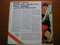 BIZET: CARMEN Suite / L'ARLESIENNE Suites 1 & 2       PARAY / DETROIT SYMPHONY     SR 90001