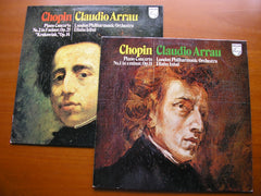 CHOPIN: PIANO CONCERTOS Nos. 1 & 2 / KRAKOWIAK Op. 14     ARRAU / LONDON PHILHARMONIC / INBAL  6500 255 / 6500 309