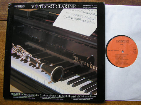 THE VIRTUOSO CLARINET: MENDELSSOHN / CRUSELL / LIDHOLM / STRAVINSKY / PENDERECKI / DENISOV / RAUTAVAARA     STEVENSSON / KNARDAHL   BIS LP 62