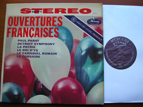 OUVERTURES FRANCAISES:  LALO / BERLIOZ / BIZET    PAUL PARAY / DETROIT SYMPHONY   SR 90191