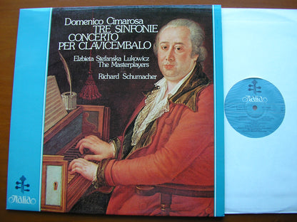 CIMAROSA: THREE SYMPHONIES / HARPSICHORD CONCERTO    ELZBIETA LUKOWICZ / THE MASTERPLAYERS / RICHARD SCHUMACHER    ITL 70032