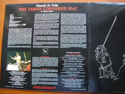 FALLA: THE THREE CORNERED HAT     ENRIQUE BATIZ / MEXICAN STATE SYMPHONY   VCDM 1000.170