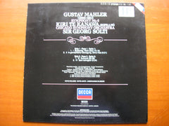 MAHLER: SYMPHONY No. 4     TE KANAWA / CHICAGO SYMPHONY / SOLTI     410 188