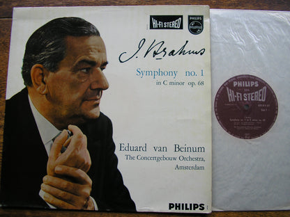 BRAHMS: SYMPHONY No. 1  VAN BEINUM / CONCERTGEBOUW ORCHESTRA   SABL 124