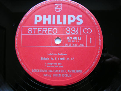 BEETHOVEN: THE NINE SYMPHONIES / FOUR OVERTURES    JOCHUM / CONCERTGEBOUW ORCHESTRA AMSTERDAM   9 LP