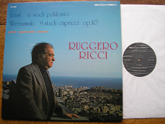 WIENIAWSKI: NINE STUDI CAPRICCI / ERNST: SIX STUDI POLIFONICI FOR SOLO VIOLIN   RUGGIERO RICCI   DS 4028
