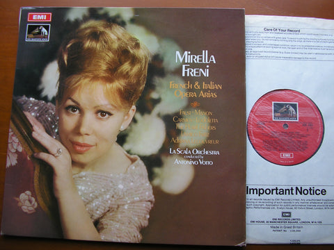 MIRELLA FRENI SINGS FRENCH & ITALIAN ARIAS: GOUNOD / BIZET / MASSENET / CILEA / MASCAGNI     LA SCALA / VOTTO     ASD 2457