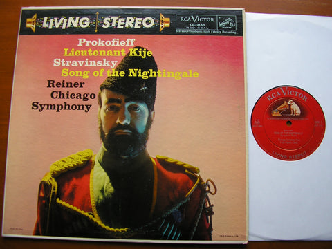 PROKOFIEV: LIEUTENANT KIJE / STRAVINSKY: SONG OF THE NIGHTINGALE   REINER / CHICAGO SYMPHONY   LSC 2150