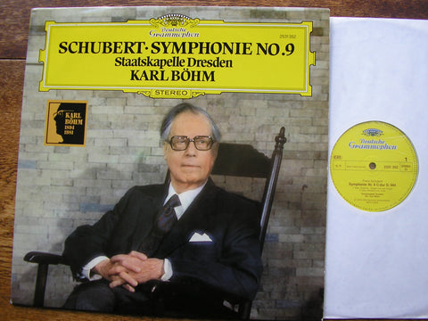 SCHUBERT: SYMPHONY No. 9   Great C major    KARL BOHM / STAATSKAPELLE DRESDEN   2531 352