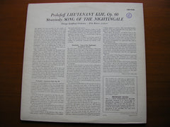 PROKOFIEV: LIEUTENANT KIJE / STRAVINSKY: SONG OF THE NIGHTINGALE   REINER / CHICAGO SYMPHONY   LSC 2150