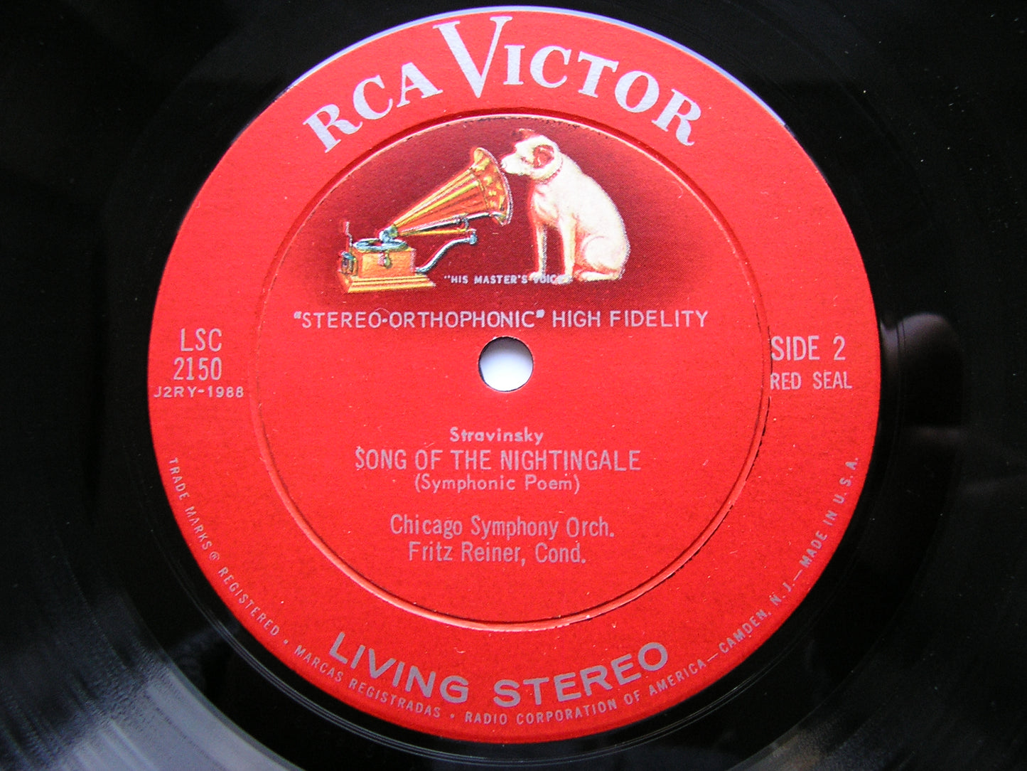 PROKOFIEV: LIEUTENANT KIJE / STRAVINSKY: SONG OF THE NIGHTINGALE   REINER / CHICAGO SYMPHONY   LSC 2150