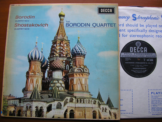 BORODIN: STRING QUARTET No. 2 / SHOSTAKOVICH: STRING QUARTET No. 8   BORODIN QUARTET   SXL 6036