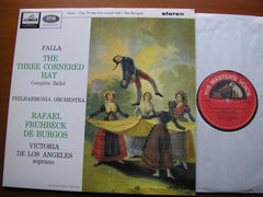 FALLA: THE THREE CORNERED HAT Complete Ballet     DE LOS ANGELES /           PHILHARMONIA / DE BURGOS     EMI / ALTO  ASD 608