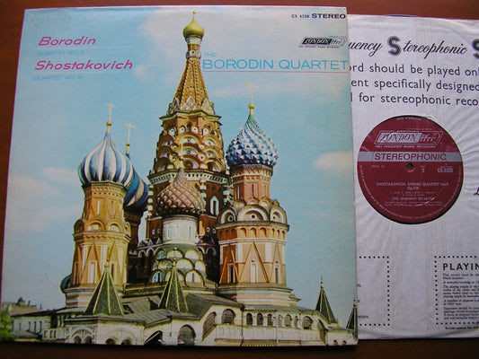 BORODIN: STRING QUARTET No. 2 / SHOSTAKOVICH: STRING QUARTET No. 8   BORODIN QUARTET   CS 6338