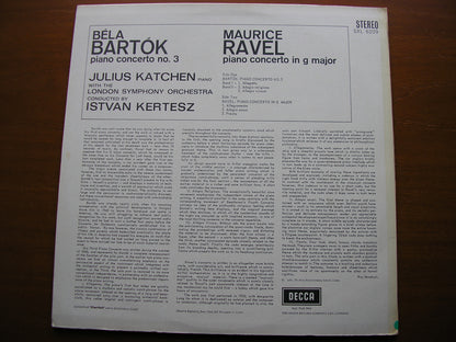 BARTOK: PIANO CONCERTO No. 3 / RAVEL: PIANO CONCERTO in G JULIUS KATCHEN / LSO / ISTVAN KERTESZ SXL 6209