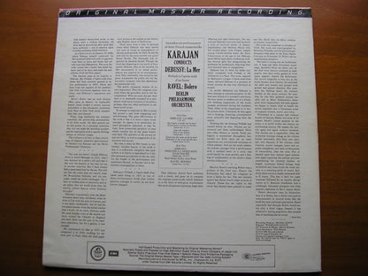 RAVEL: BOLERO / DEBUSSY: LA MER / PRELUDE      KARAJAN / BERLIN PHILHARMONIC ORCHESTRA                       MFSL 1 - 513