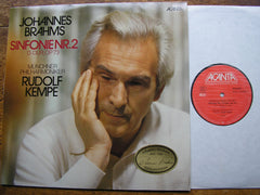 BRAHMS: THE FOUR SYMPHONIES   KEMPE / MUNICH PHILHARMONIC   BASF / ACANTA 4 LP