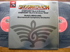 SHOSTAKOVICH: SYMPHONIES Nos. 6 & 11   BERGLUND / BOURNEMOUTH SYMPHONY ORCHESTRA    SLS 5177