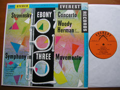 STRAVINSKY: EBONY CONCERTO / SYMPHONY in 3 MOVEMENTS    HERMAN / WHO / GOOSSENS / LONDON SYMPHONY    SDBR 3009