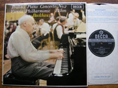 BRAHMS: PIANO CONCERTO No. 2   BACKHAUS / VIENNA PHILHARMONIC / BOHM   SXL 6322