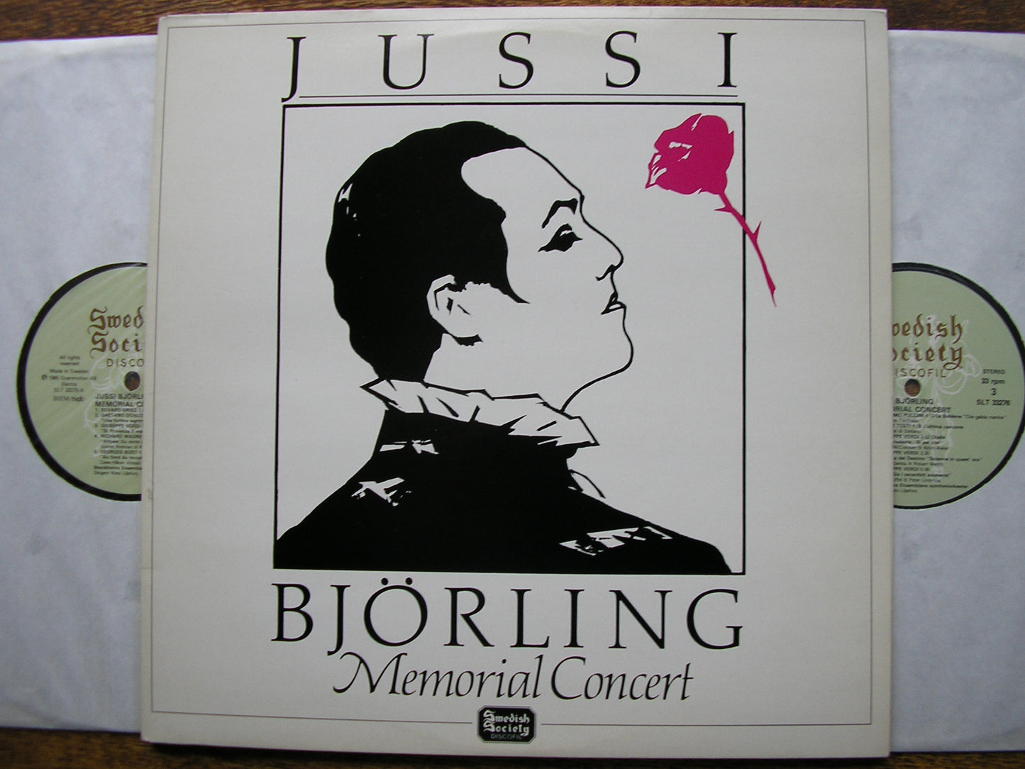 JUSSI BJORLING MEMORIAL CONCERT   NILSSON / DI STEFANO / GEDDA / MERRILL / FISICHELLA /  McCRACKEN    SLT 33275 / 6