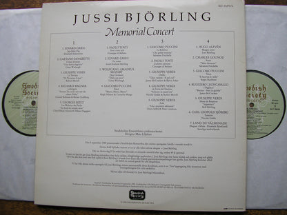 JUSSI BJORLING MEMORIAL CONCERT   NILSSON / DI STEFANO / GEDDA / MERRILL / FISICHELLA /  McCRACKEN    SLT 33275 / 6