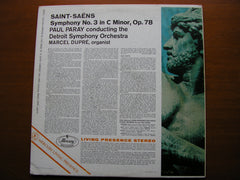 SAINT - SAENS: SYMPHONY No. 3   DUPRE / DETROIT SYMPHONY / PARAY   SR 90012