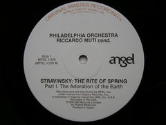 STRAVINSKY: THE RITE OF SPRING     MUTI / PHILADELPHIA ORCHESTRA    MFSL 1 - 519