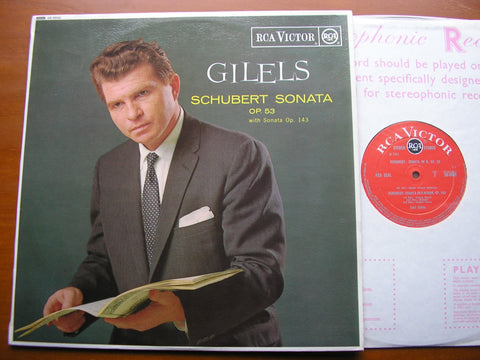 SCHUBERT: PIANO SONATAS Nos. 14 & 17     EMIL GILELS     SB 6668