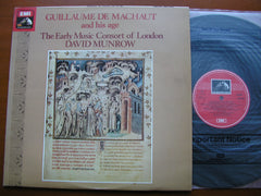 GUILLAME DE MACHAUT & HIS AGE     MUNROW / THE EARLY MUSIC CONSORT OF LONDON    ASD 3454