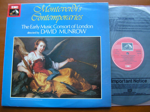 MONTEVERDI'S CONTEMPORARIES      MUNROW / THE EARLY MUSIC CONSORT OF LONDON     ASD 3393