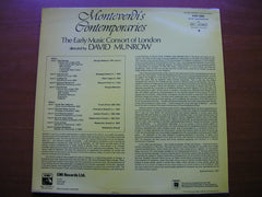 MONTEVERDI'S CONTEMPORARIES      MUNROW / THE EARLY MUSIC CONSORT OF LONDON     ASD 3393