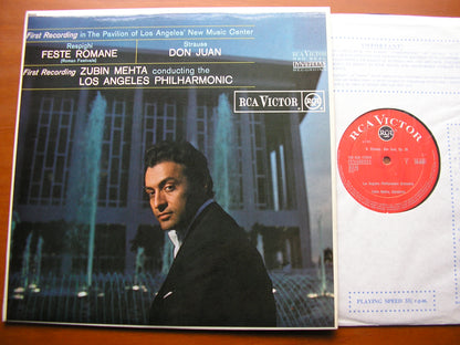 RESPIGHI: ROMAN FESTIVALS / STRAUSS: DON JUAN      ZUBIN MEHTA / LOS ANGELES PHILHARMONIC     SB 6637