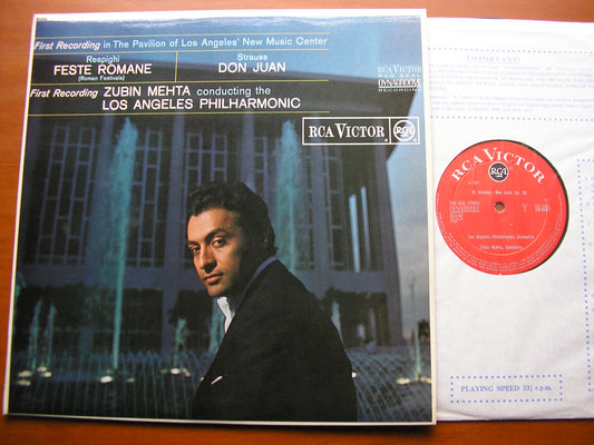 RESPIGHI: ROMAN FESTIVALS / STRAUSS: DON JUAN      ZUBIN MEHTA / LOS ANGELES PHILHARMONIC     SB 6637