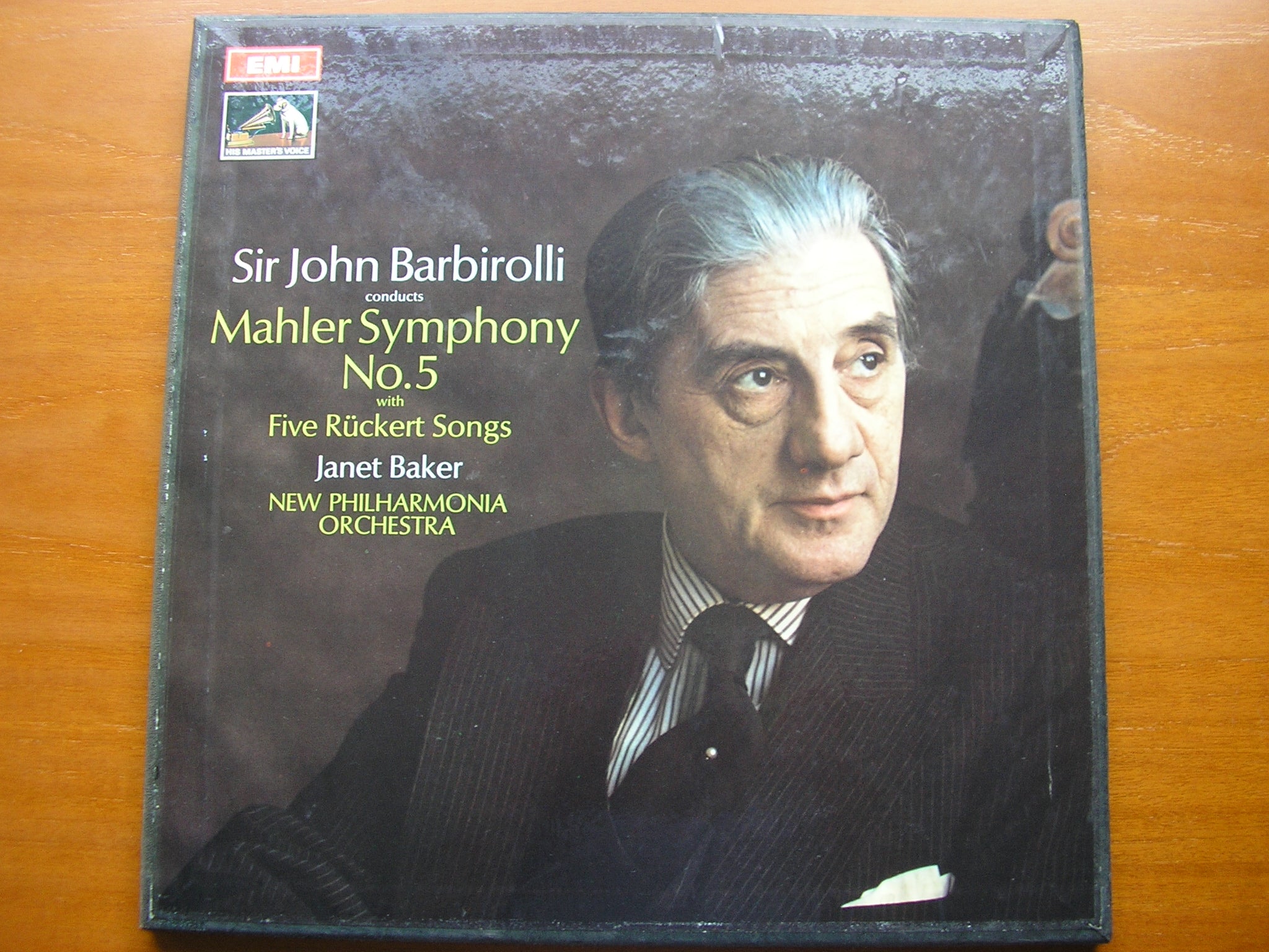 MAHLER: SYMPHONY No. 5 / RUCKERT SONGS BAKER / NEW PHILHARMONIA ORCHES ...