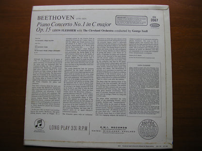 BEETHOVEN: PIANO CONCERTO No. 1    FLEISHER / CLEVELAND ORCHESTRA / SZELL     SCX 3567