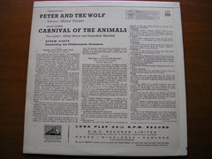 PROKOFIEV: PETER & THE WOLF / SAINT-SAENS: CARNIVAL OF THE ANIMALS    KURTZ / PHILHARMONIA    ASD 299