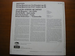 BRITTEN: STRING QUARTETS Nos. 1 & 2     ALLEGRI STRING QUARTET   SXL 6564