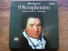 BEETHOVEN: THE NINE SYMPHONIES / TWO OVERTURES   SOLOISTS / DRESDEN PHILHARMONIC / HERBERT KEGEL   95 040 1 - 8